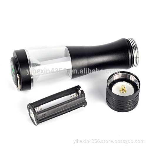 Outdoor Camping LED Flashlight AAA battery Camping lantern with Compass